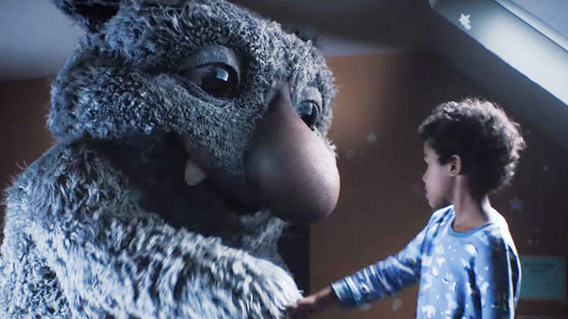 Monster and little boy